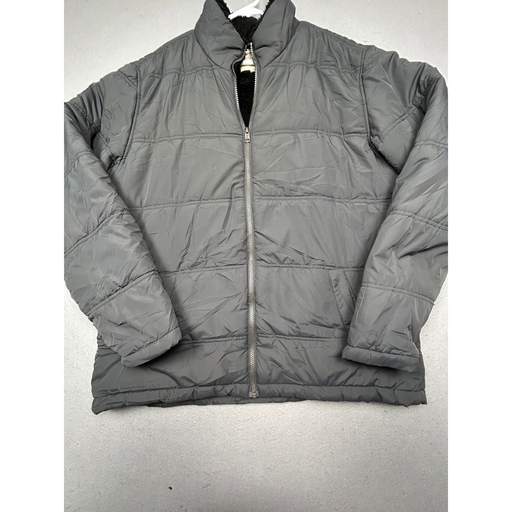 Weatherproof Vintage Puffer Jacket 100% Polyester Gray XL Mens